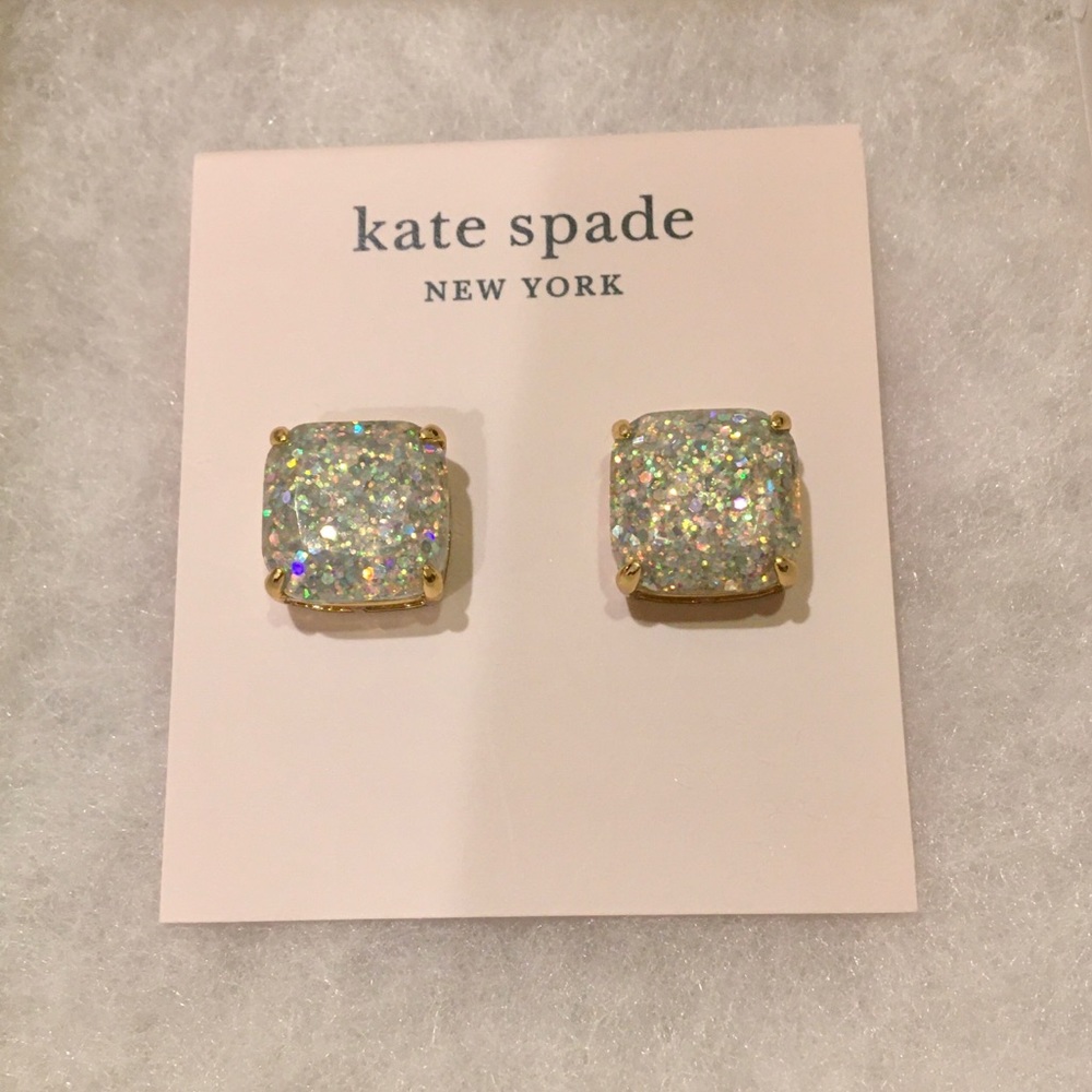 NWT Kate Spade ♠️ square stud earrings